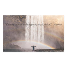 Conociendo tu propio presupuesto - Pegatina Rectan