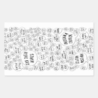 digan sus nombres pegatina redondo clásico