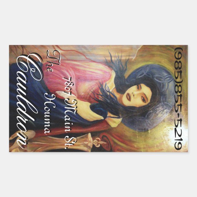 Rectangular El pegatina de la caldera (Anverso)