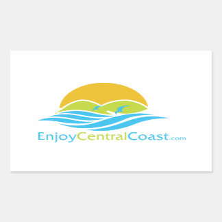 Rectangular EnjoyCentralCoast.com pegatina