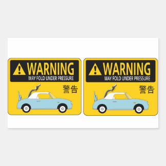 Rectangular Figaro Pegatina