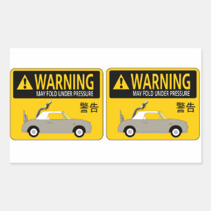 Rectangular Figaro Pegatina