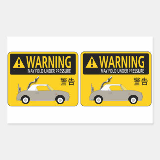 Rectangular Figaro Pegatina