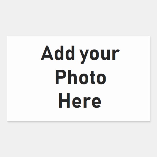 Rectangular Hacer su propio Pegatina Rectangle personalizado (Anverso)