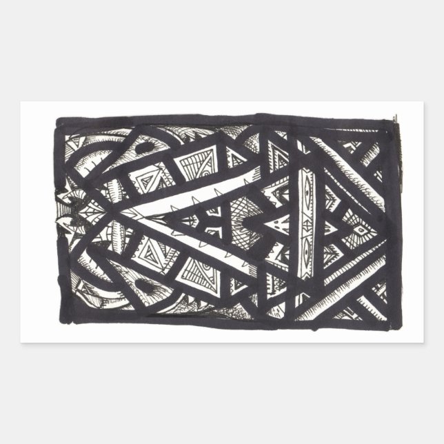 Rectangular Hierophant, de Brian Benson, pegatina (Anverso)