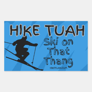 Rectangular Hike Tuah Pegatina