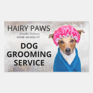 Rectangular Hoja de Pegatina de negocios de acuarela para cult