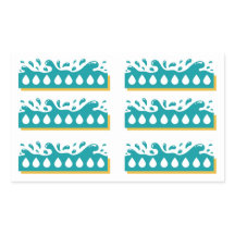 Hoja del Pegatina del diario de entrada de agua