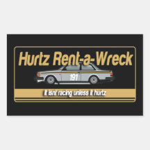Hurtz Rent-a-Wreck Pegatina