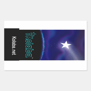 Rectangular iKolaba encuentra a su Pegatina estrella interna