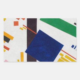 Rectangular Kazimir Malevich Resumen Pegatina Pegatina de arte
