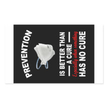 La prevención es mejor que un pegatina de papel cu