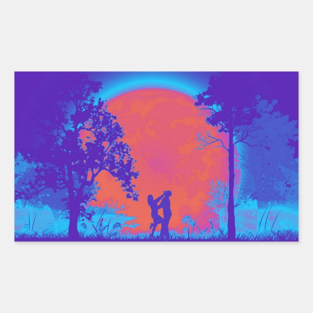 Rectangular Mujeres de Krav Maga Knee Pegatina de Defensa Neon (Anverso)