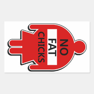 Rectangular No hay Pegatina de chicles grasas