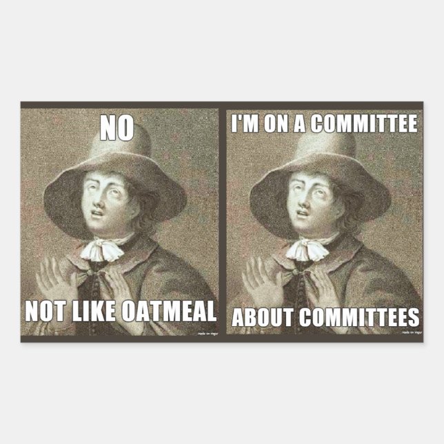 Rectangular Paquete de Pegatina de problemas de cuáquera (Anverso)