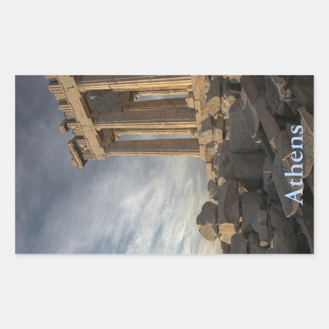 Rectangular Partenón del Pegatina Sur (Anverso)