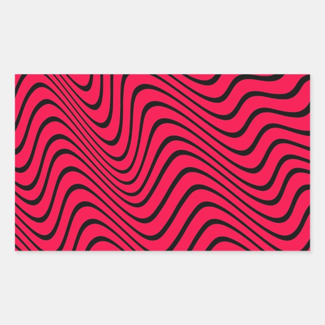 Rectangular Pegatina (Anverso)