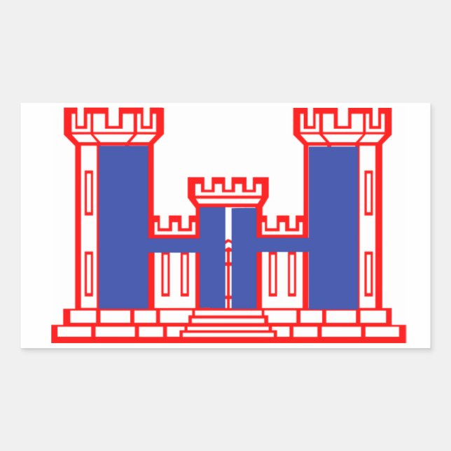 Rectangular Pegatina (Anverso)