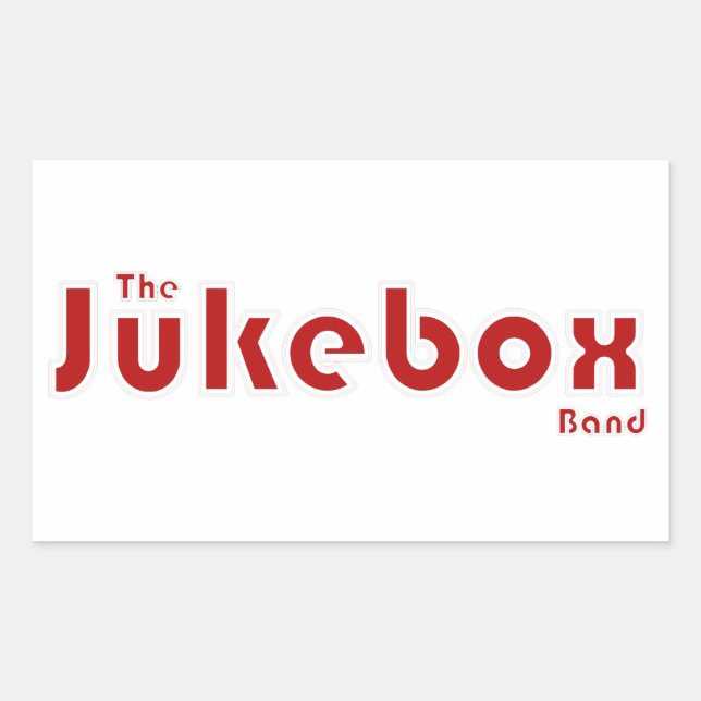 Rectangular Pegatina (Anverso)