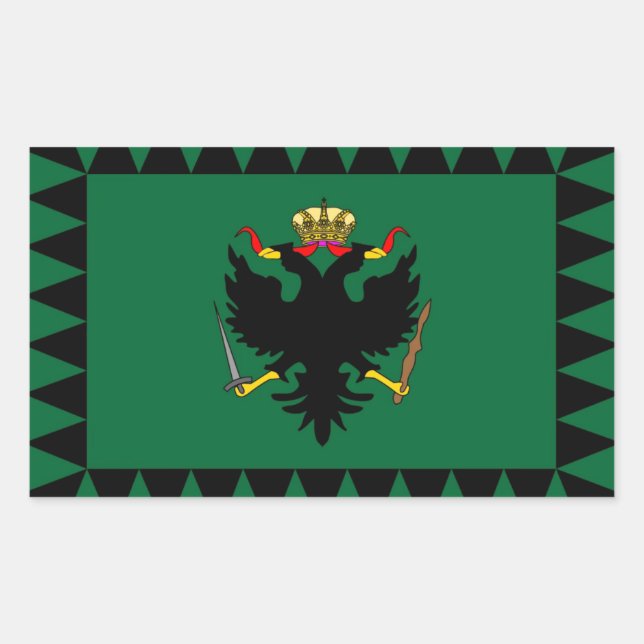 Rectangular Pegatina (Anverso)