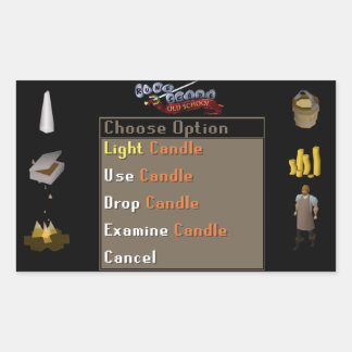 Rectangular Pegatina