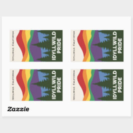 Rectangular Pegatina