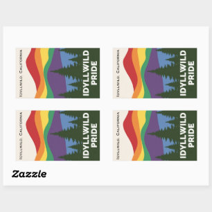 Rectangular Pegatina