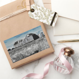 Rectangular Pegatina australiano de reliquia rural