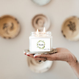 Rectangular Pegatina Boda de flores de campo románticas