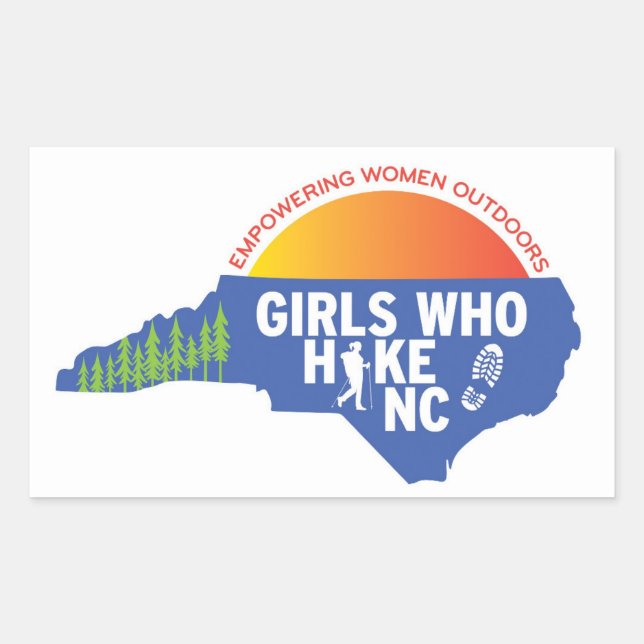 Rectangular Pegatina cuadrado GWHNC Retro (Anverso)