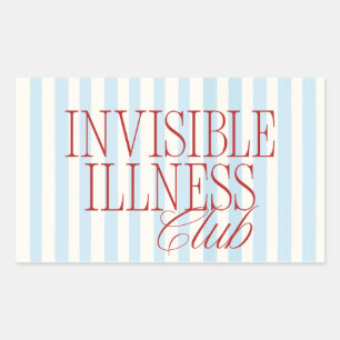 Rectangular Pegatina Cute Spoonie del 'Invisible Illness Club'