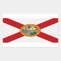 Pegatina de bandera del estado de Florida