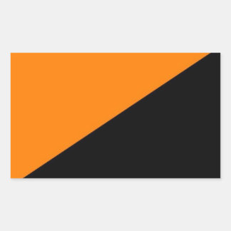Rectangular Pegatina de bandera mutualista