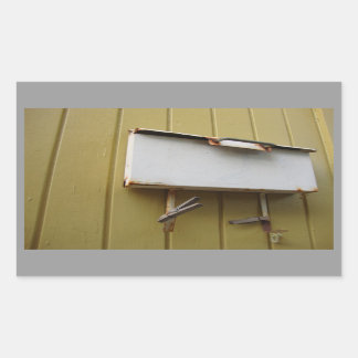 Rectangular Pegatina de buzón