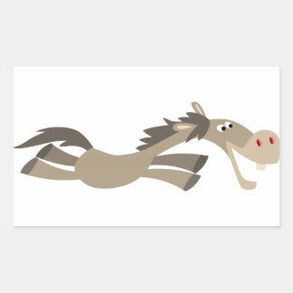 Rectangular Pegatina De Caballos Personalizado De Swift