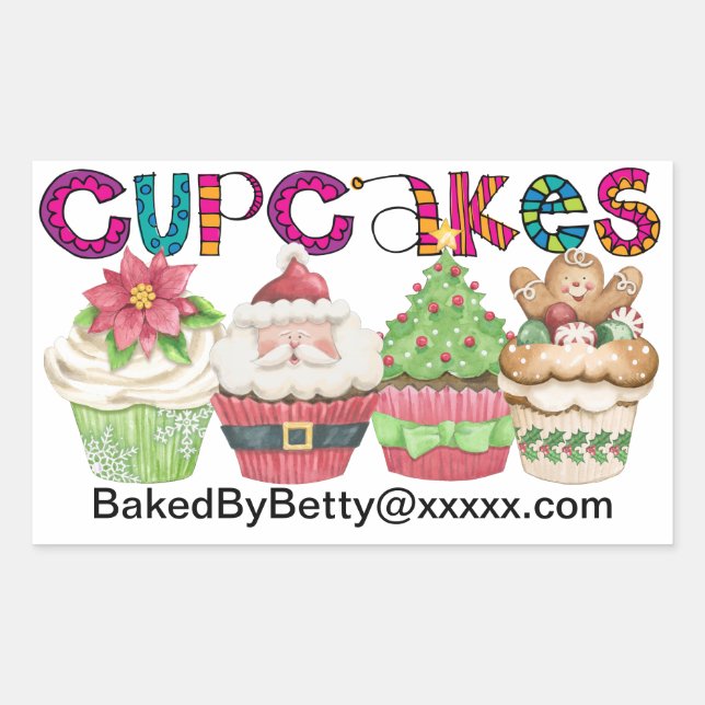 Rectangular Pegatina de comida de cocina - SRF (Anverso)