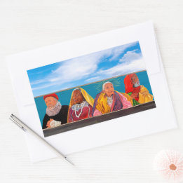 Rectangular Pegatina de Edad y Gracia