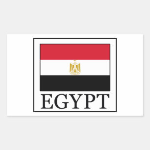 Rectangular Pegatina de Egipto