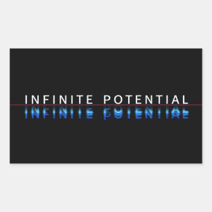 Rectangular Pegatina de error de potencial infinito