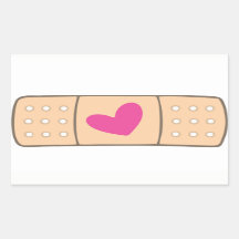 Pegatina de Heart Bandaid