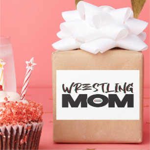 Rectangular Pegatina de la lucha libre de mamá