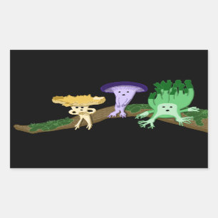 Rectangular Pegatina de los Amigos de los Bosques