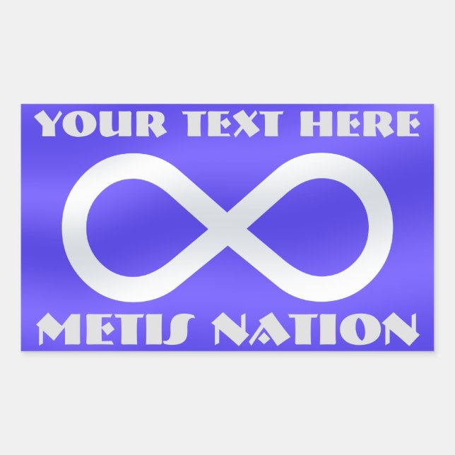 Rectangular Pegatina de Metis  de Metis Personalizado Pegatina (Anverso)