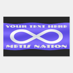 Rectangular Pegatina de Metis de Metis Personalizado Pegatina