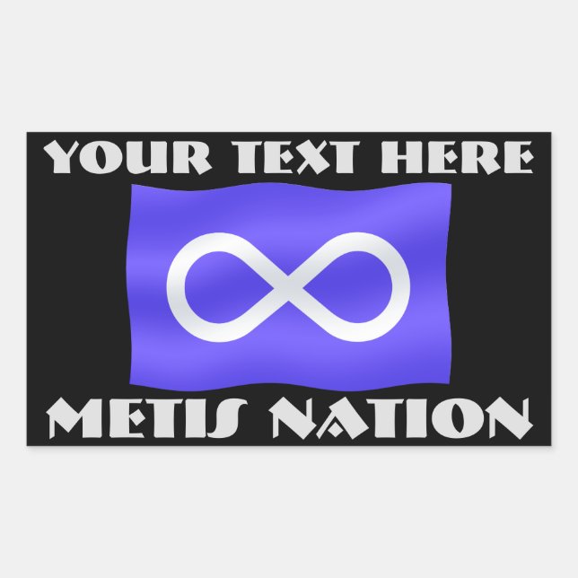 Rectangular Pegatina de Metis  de Metis Personalizado Pegatina (Anverso)