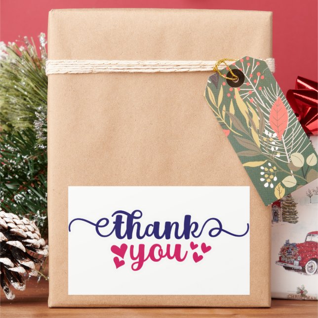 Rectangular Pegatina de presupuesto para pequeñas empresas (Vacaciones)