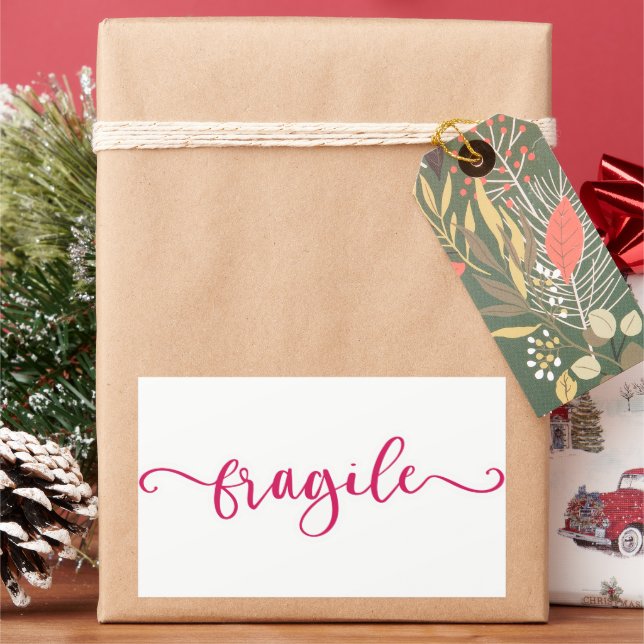 Rectangular Pegatina de presupuesto para pequeñas empresas (Vacaciones)