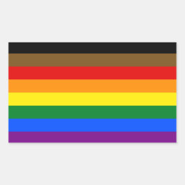 Rectangular PEGATINA de Rectángulo del Orgullo LGBTQ+