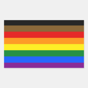 Rectangular PEGATINA de Rectángulo del Orgullo LGBTQ+