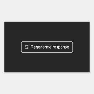 Rectangular Pegatina de respuesta de regeneración